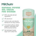 Mitchum Natural Power Gel Cream for Women, Sweet Jasmine, 3.4 oz. - Image 2